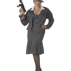 Mafia Mama Adult Plus Costume