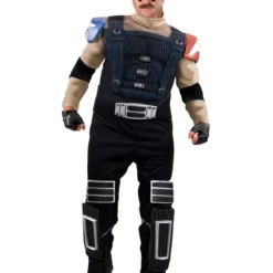 Mens Plus Size Deluxe Comedian Costume