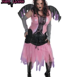 Plus Size Graveyard Fairy Costume For Adult