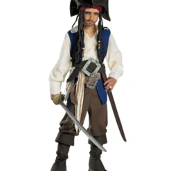Deluxe Captain Jack Sparrow Costume For Teen