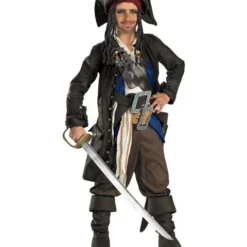 Prestige Captain Jack Sparrow Costume For Teen