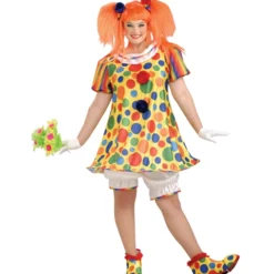 Giggles The Clowb Plus Size Costume For Adults