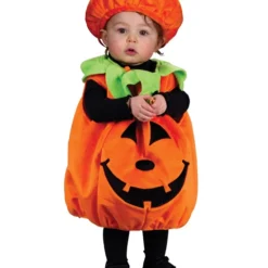 Pumpkin Costume For Newborn Infant