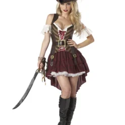 Sexy Plus Size Pirate Swashbuckler Womens Costume