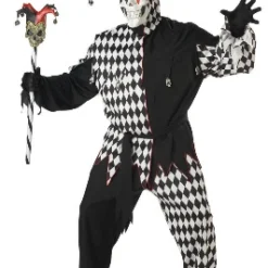 Evil Jester Plus Size Adult Costume