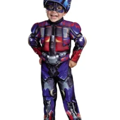 Toddler Muscle Transformers Movie 3 Optimus Costume