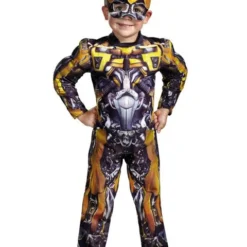 Toddler Muscle Transformers Movie 3 Bumblebee Costume