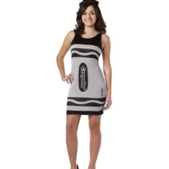 Crayola Tank Black Dress Teen Girl Costume