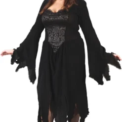 Black Rose Vampiress Plus Size Adult Costume